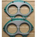Fine stone concrete pump spare parts wear plate and wear ring